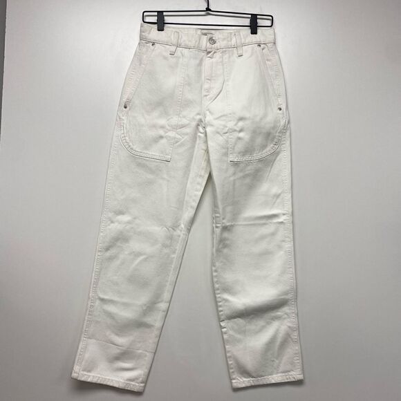 J. Crew White Patch Pocket Jeans Item BA683* - Picture 1 of 5